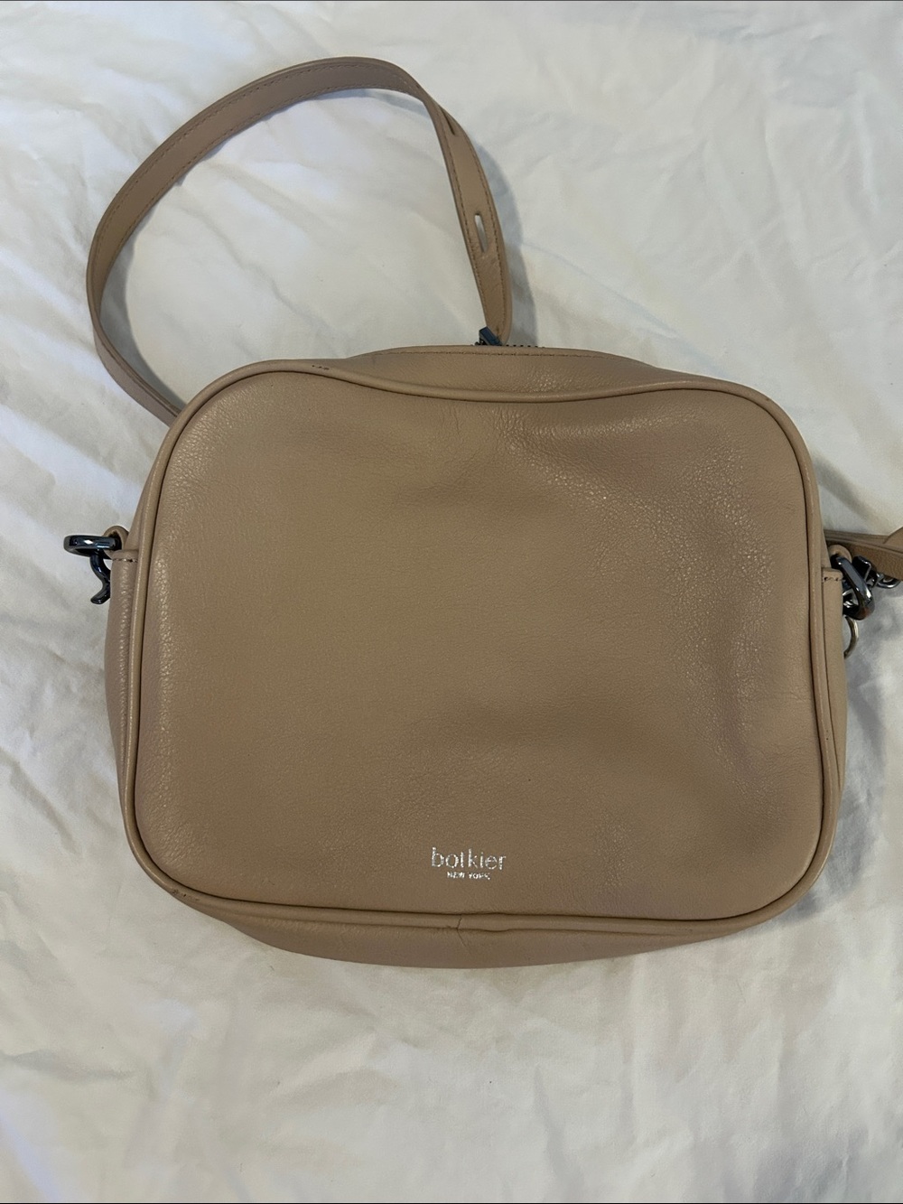 Botkier Pebbled Leather Crossbody - Taupe